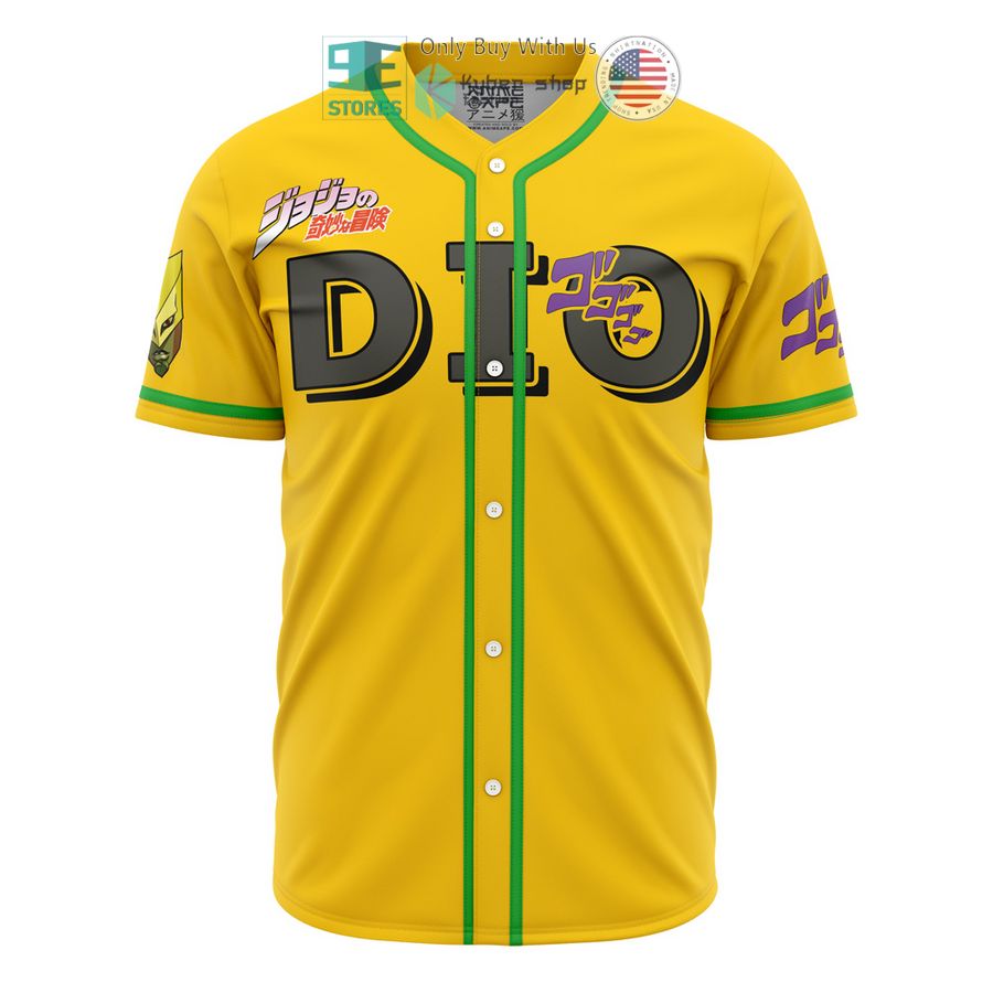 BEST Dio Jojo's Bizarre Adventure Baseball Jersey