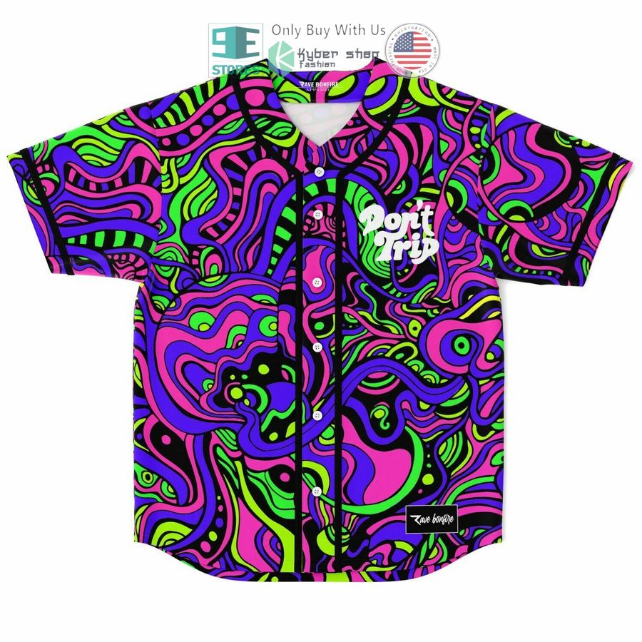 BEST Don't Trip trippy Baseball Jersey