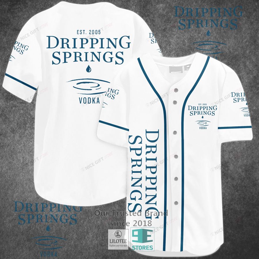 Dripping Springs Vodka Baseball Jersey