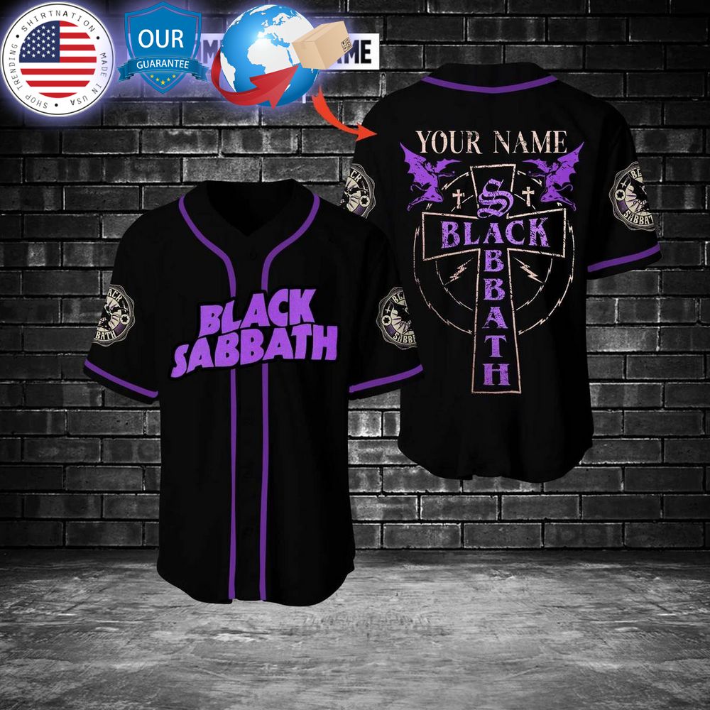 HOT Black Sabbathn Custom Baseball Jersey