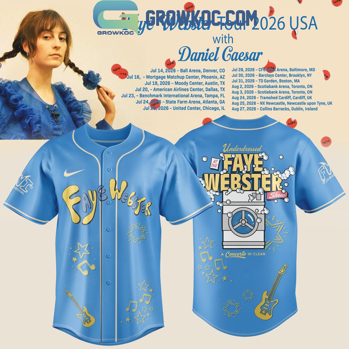 Faye Webster Tour 2026 Baseball Jersey