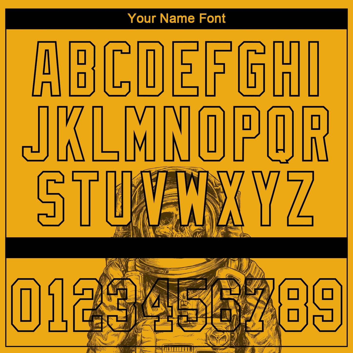 Custom Gold Gold-Black 3D Pattern Design Astronaut Authentic Baseball Jersey