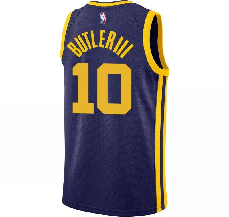 golden state warriors #10 jimmy butler navy statement Style 1