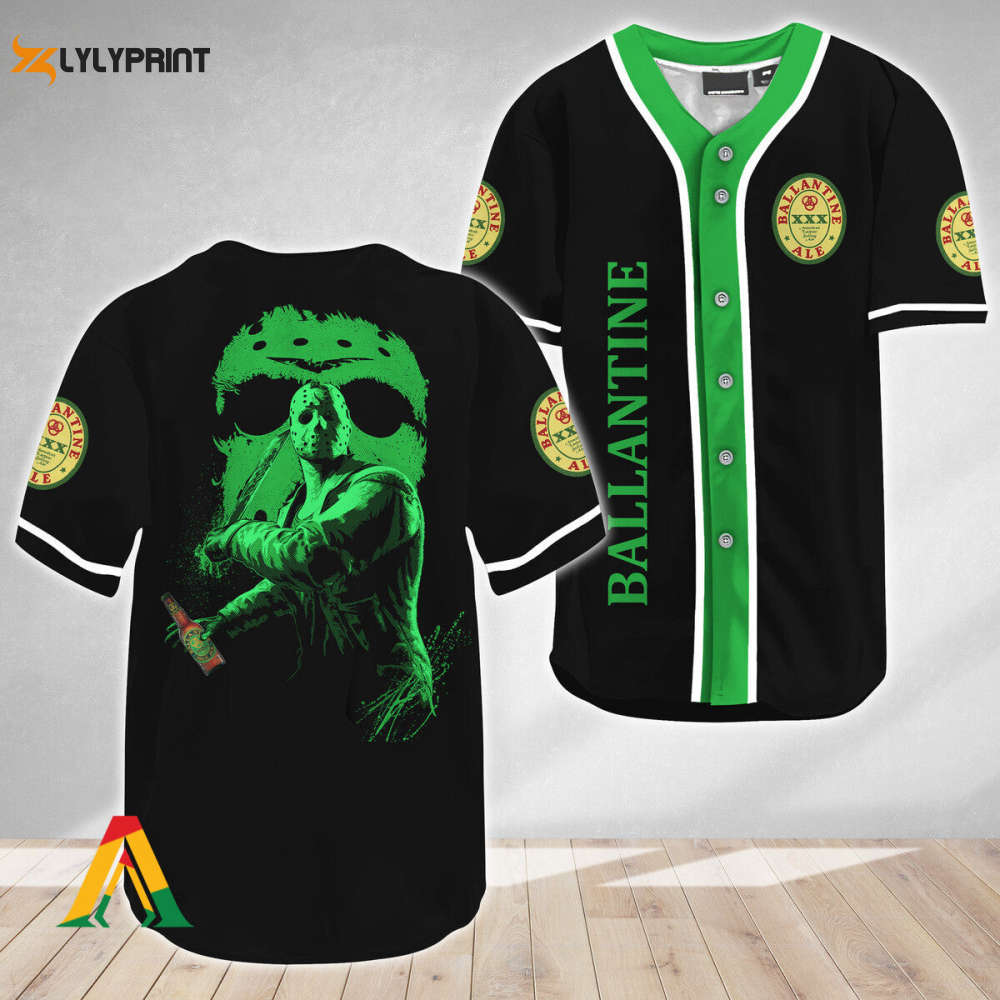 Jason Voorhees Friday The 13th Ballantines Baseball Jersey - Gift for Men Women - lylyprint.com T-Shirts, Hoodie, Sweatshirt
