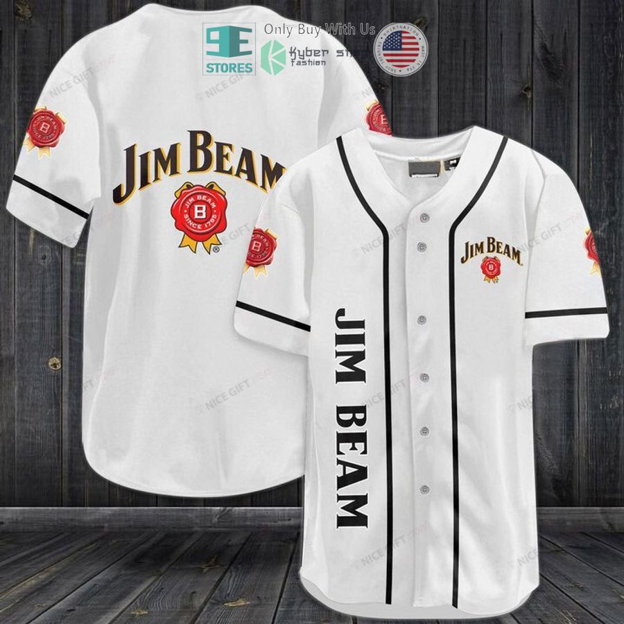 BEST Jim Beam logo Baseball Jersey