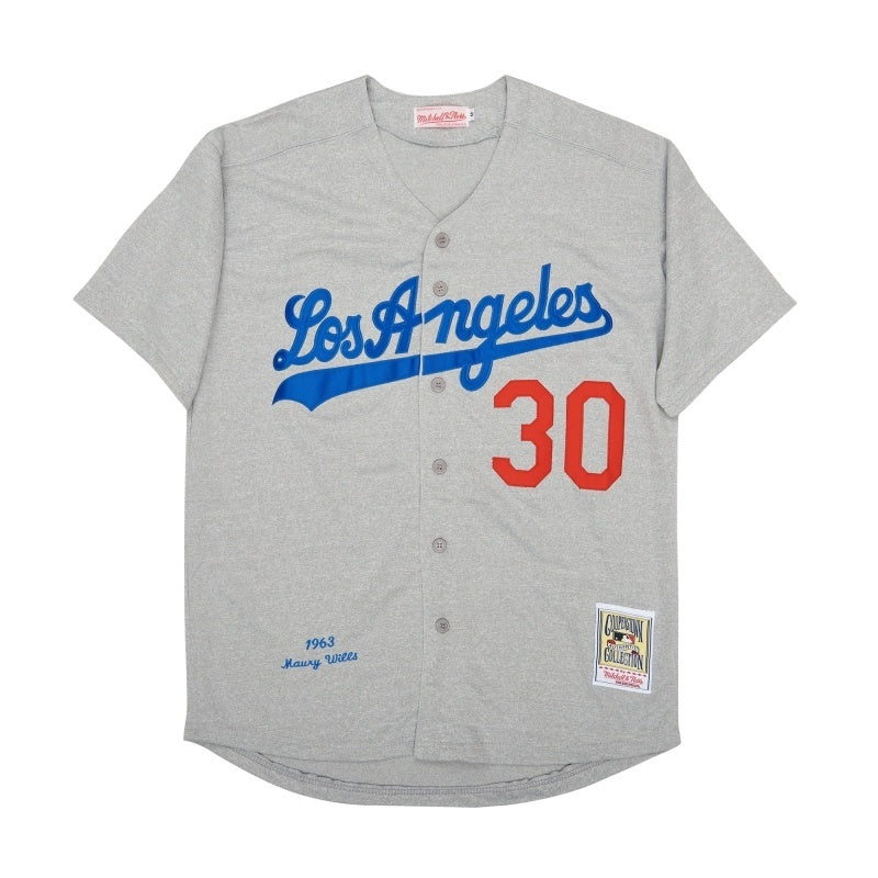 los angeles dodgers #30 maury wills Style 5