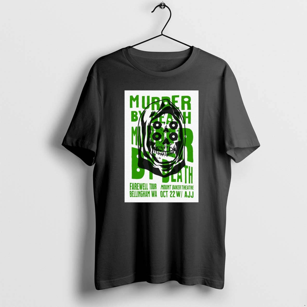 Murder By Death Washington Show Oct 22 2025 T Shirts