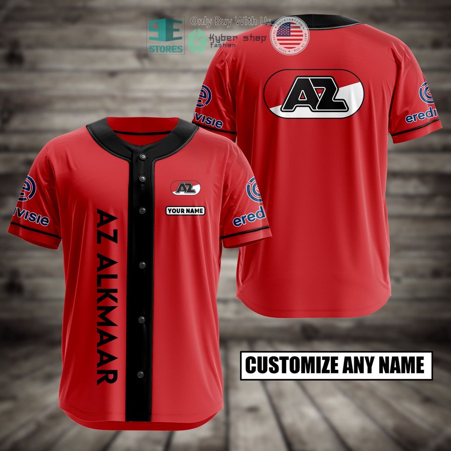 BEST AZ Alkmaar Custom Name Baseball Jersey