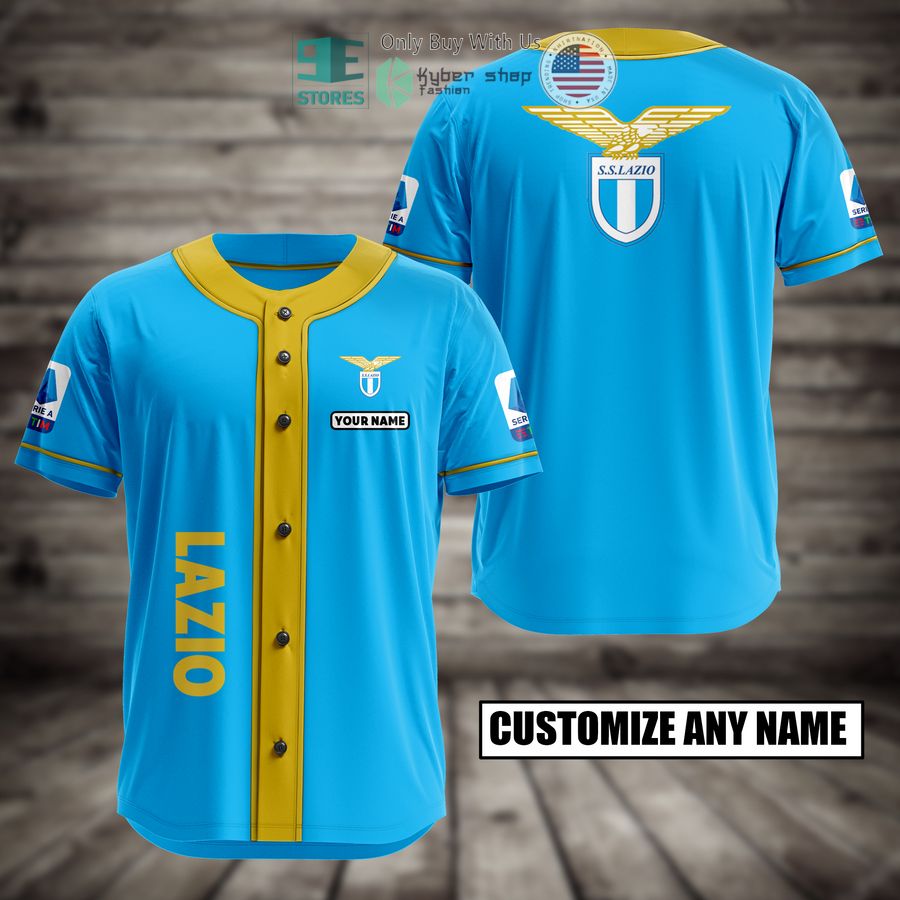 BEST Lazio Custom Name Baseball Jersey