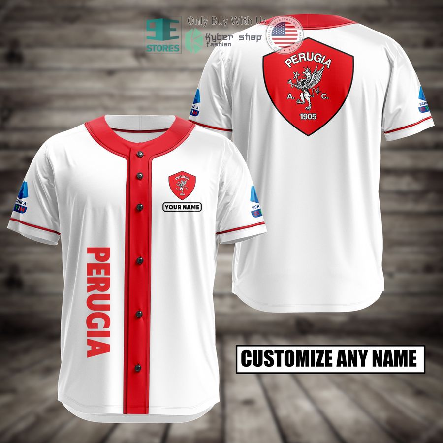 BEST Perugia Custom Name Baseball Jersey