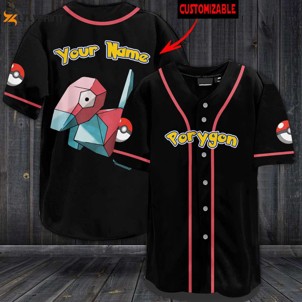 Personalized Porygon Baseball Jersey - lylyprint.com T-Shirts, Hoodie, Sweatshirt | WearSparks.com