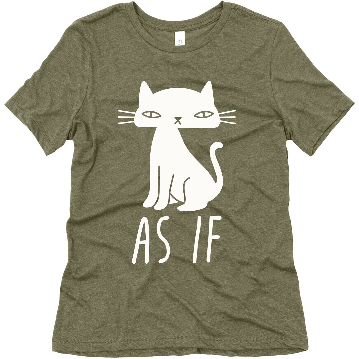As If Cat Women's Triblend Tee