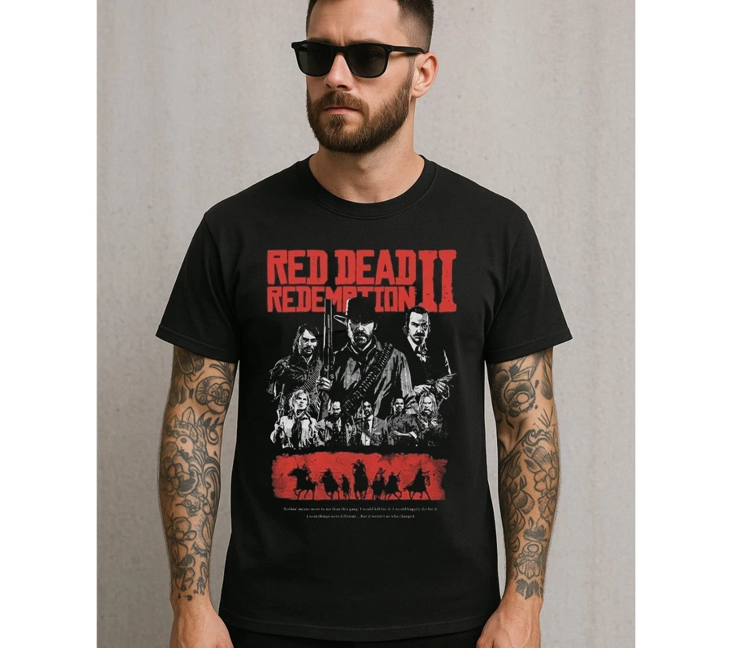 Retro Red Dead Redemption T-Shirt, Rockstar Game Tee