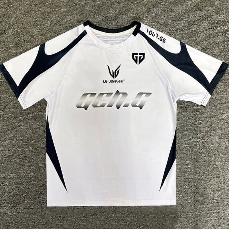 LOL 2025 GENG Team T-shirt LCK Uniform Tshirt Esport White TEE S15 Jersey New