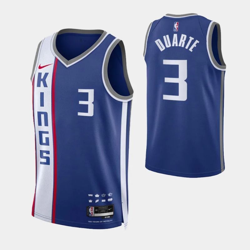 sacramento kings #3 chris duarte 2023-24 city edition swingman jersey