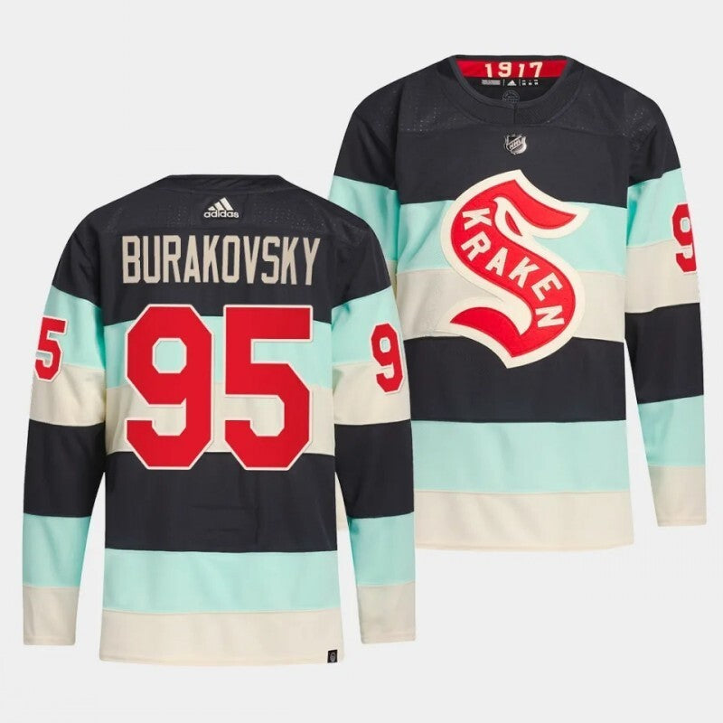 seattle kraken #95 andre burakovsky 2024 nhl winter classic jersey - deep sea blue