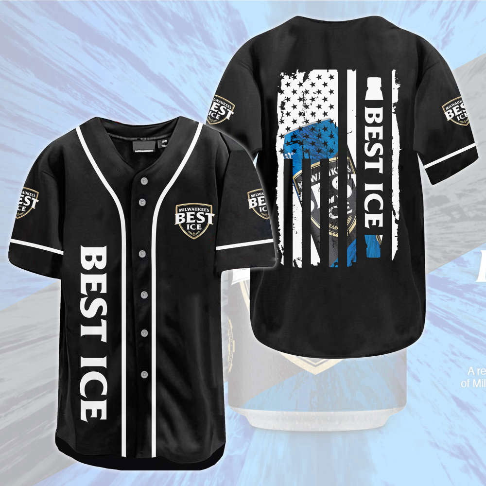 Show Your Team Spirit with Milwaukee s Best Flag Baseball Jersey
