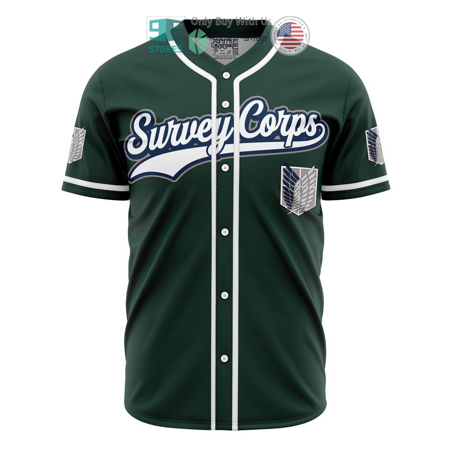 BEST Survey Corps Ackerman Attack on Titan Baseball Jersey