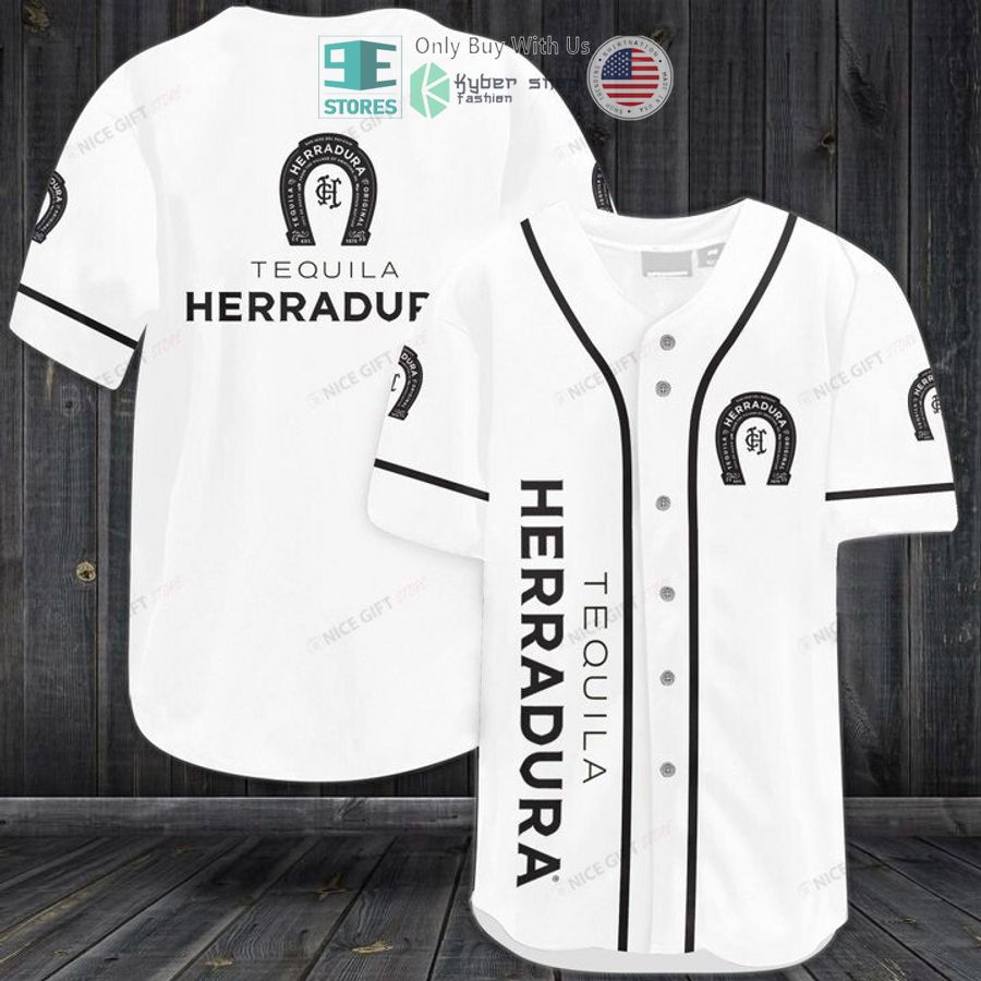 BEST Tequila Herradura logo white Baseball Jersey