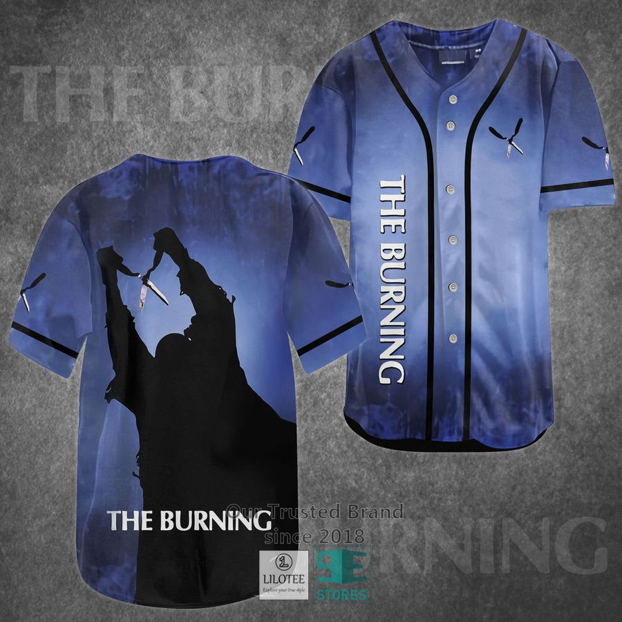 The Burning Horror Movie Baseball Jersey