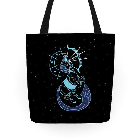 Stylized Sagittarius Tote Bag