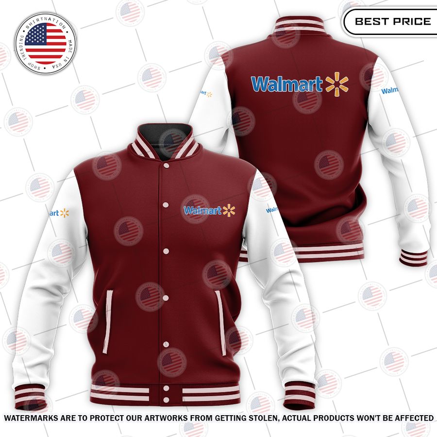 NEW Walmart Baseball Jacket