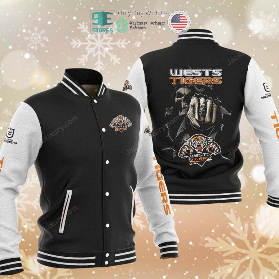 BEST Wests Tigers Death Baseball Jacket