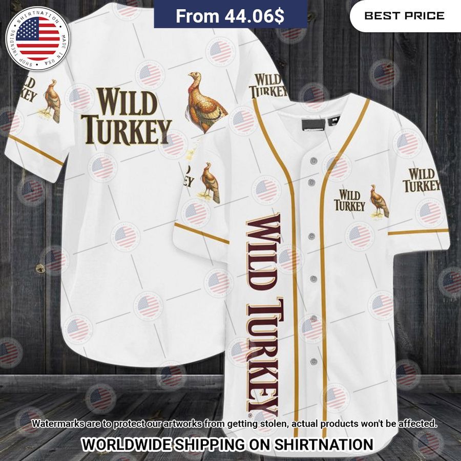 Wild Turkey Bourbon Baseball Shirt