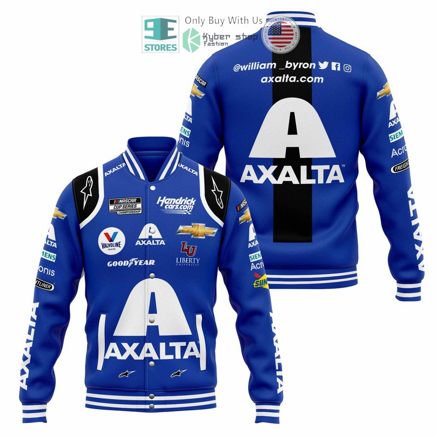 BEST William Byron Axalta Baseball Jacket
