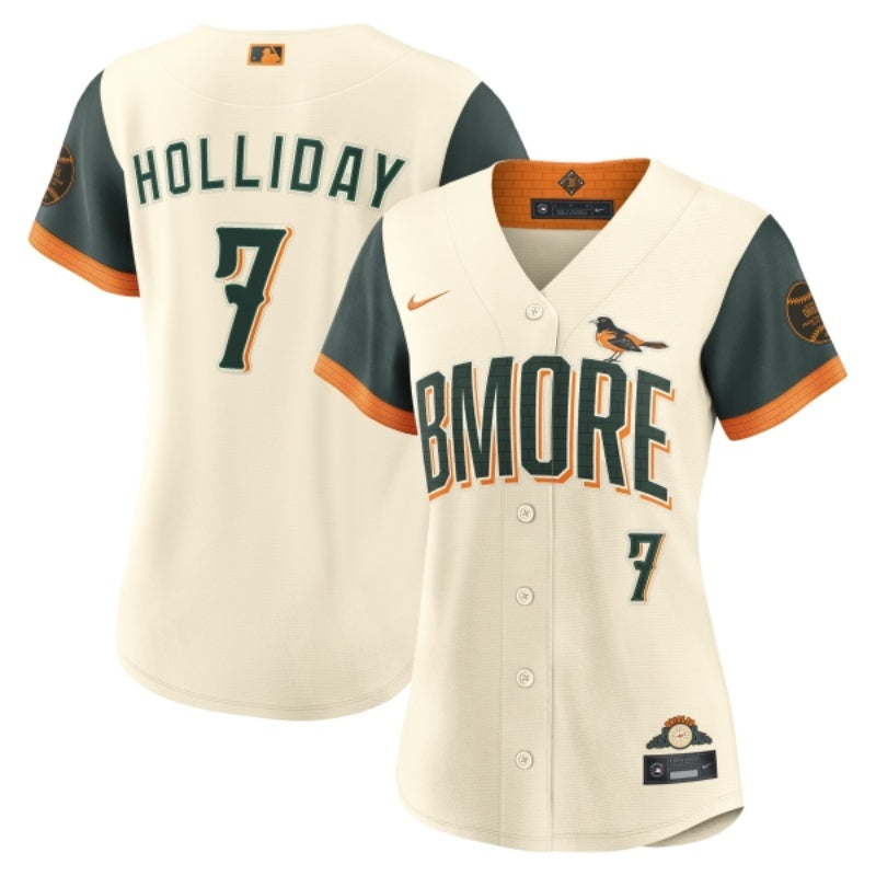 women baltimore orioles #7 jackson holliday 2026 city connect stadium jersey - natural_conew1