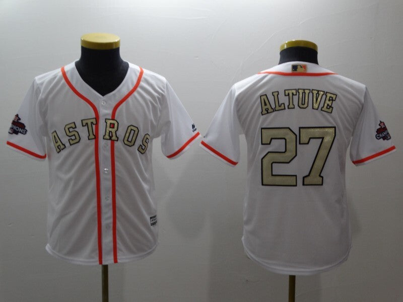 youth Houston Astros #27 Jose Altuve