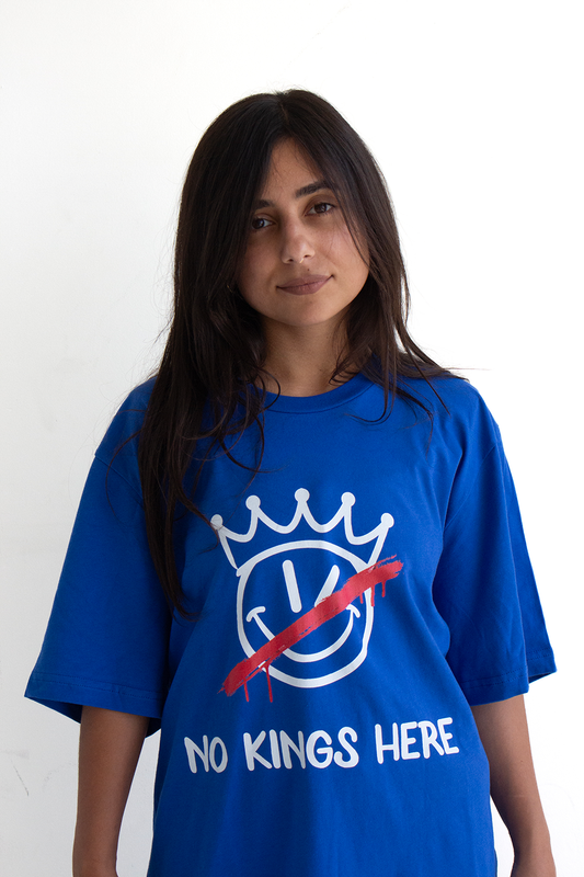 No Kings Here Patriotic T-Shirt Hoodie, Sweatshirt | WearSparks.com (Image 1)