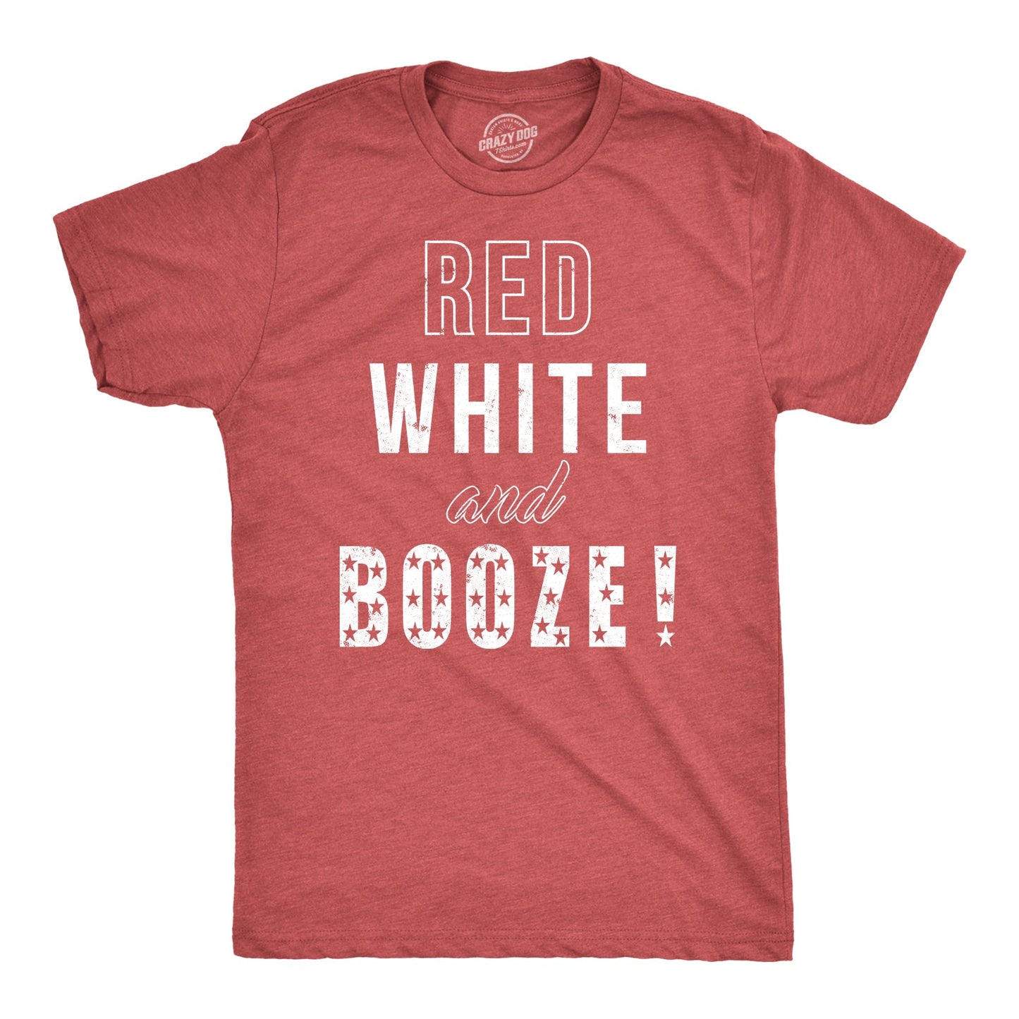 Red White and Booze Men's T Shirt Hoodie, Sweatshirt | WearSparks.com (Image 1)