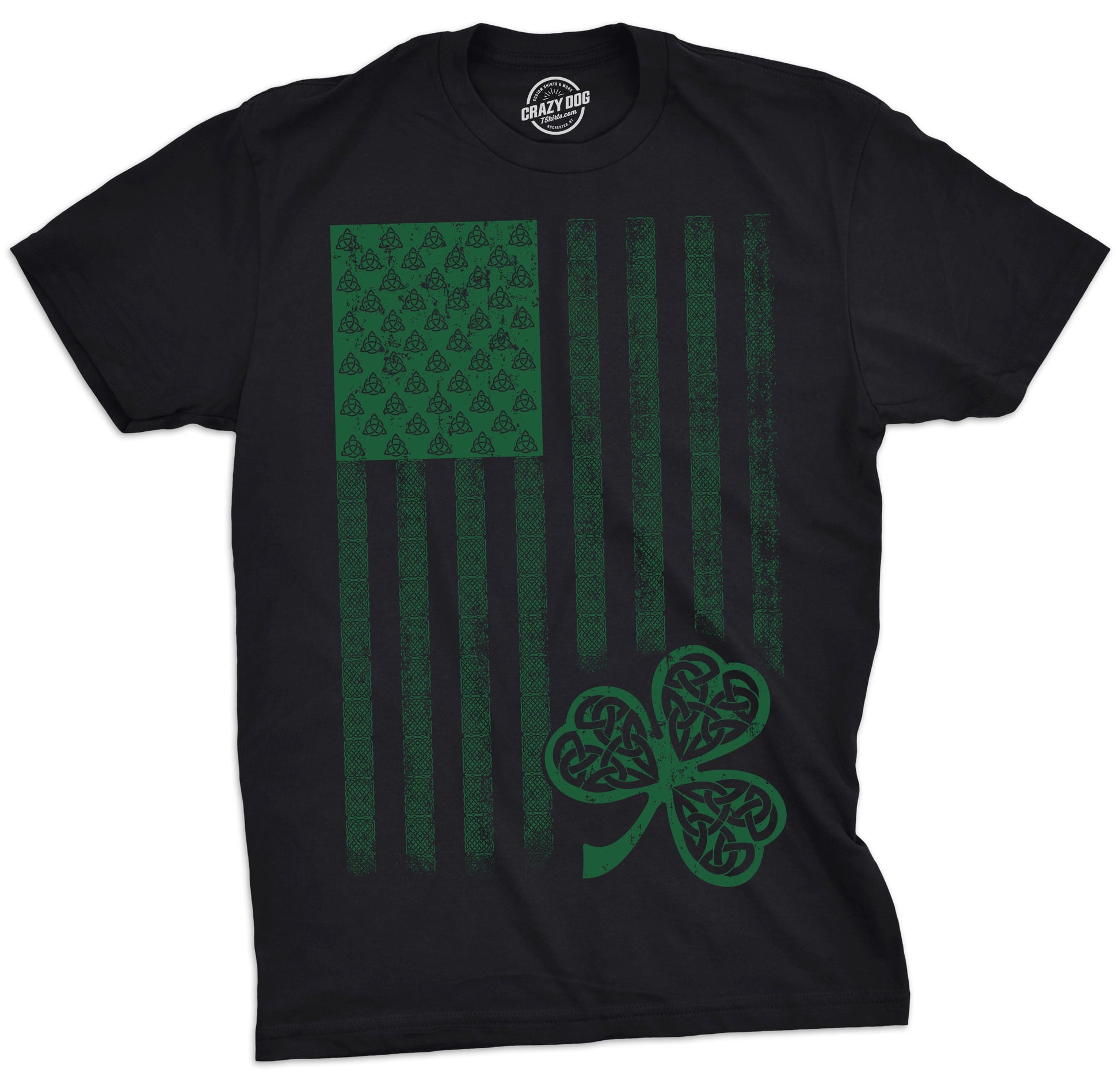 Celtic USA Flag Men's T Shirt Hoodie, Sweatshirt | WearSparks.com (Image 1)