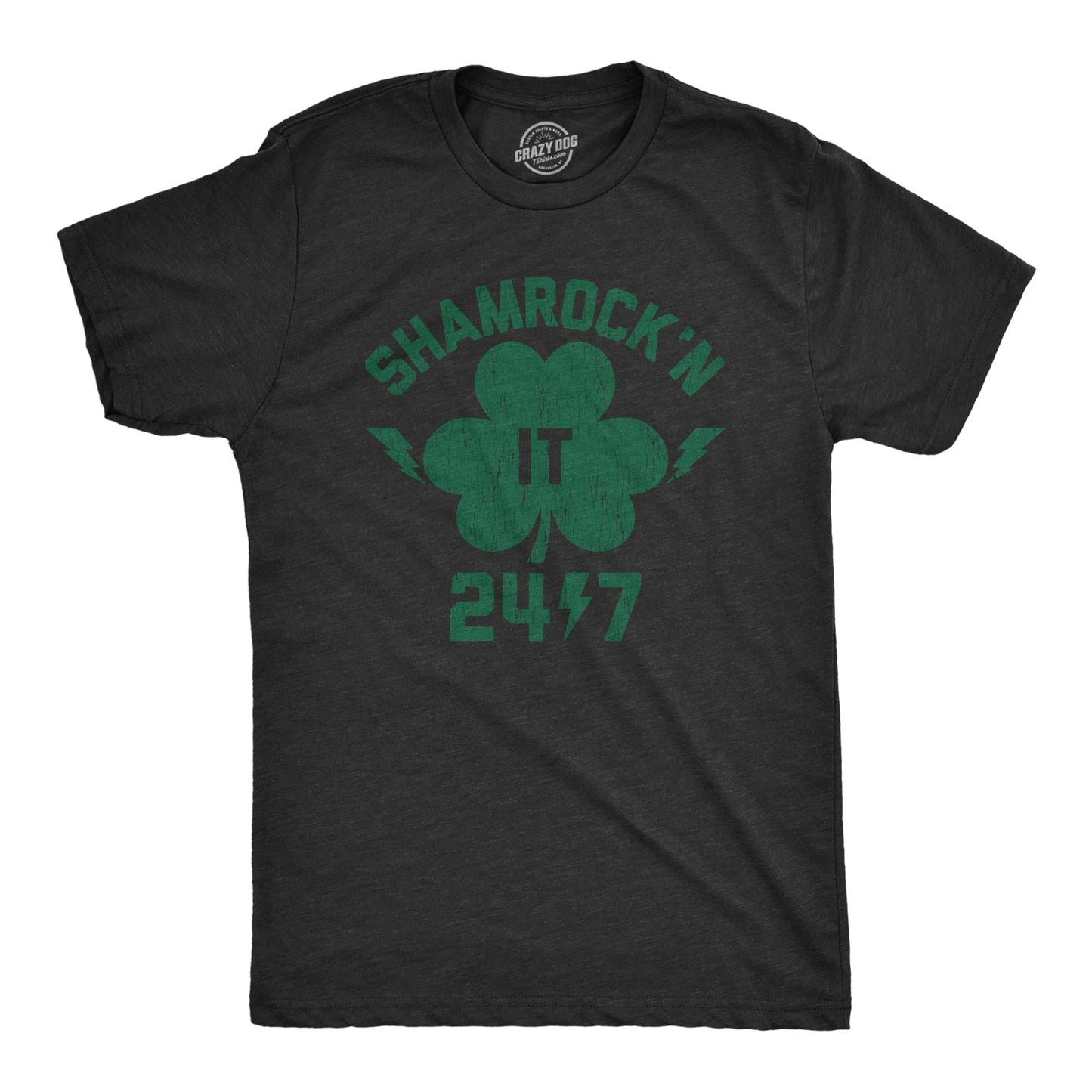 Shamrock'n It 24/7 Men's T Shirt Hoodie, Sweatshirt | WearSparks.com (Image 1)