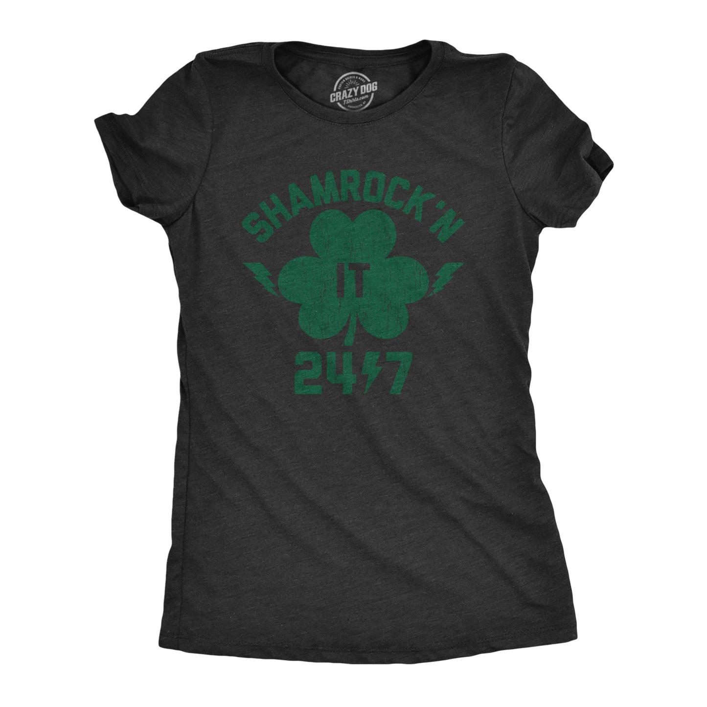 Shamrock'n It 24/7 Women's T Shirt Hoodie, Sweatshirt | WearSparks.com (Image 1)