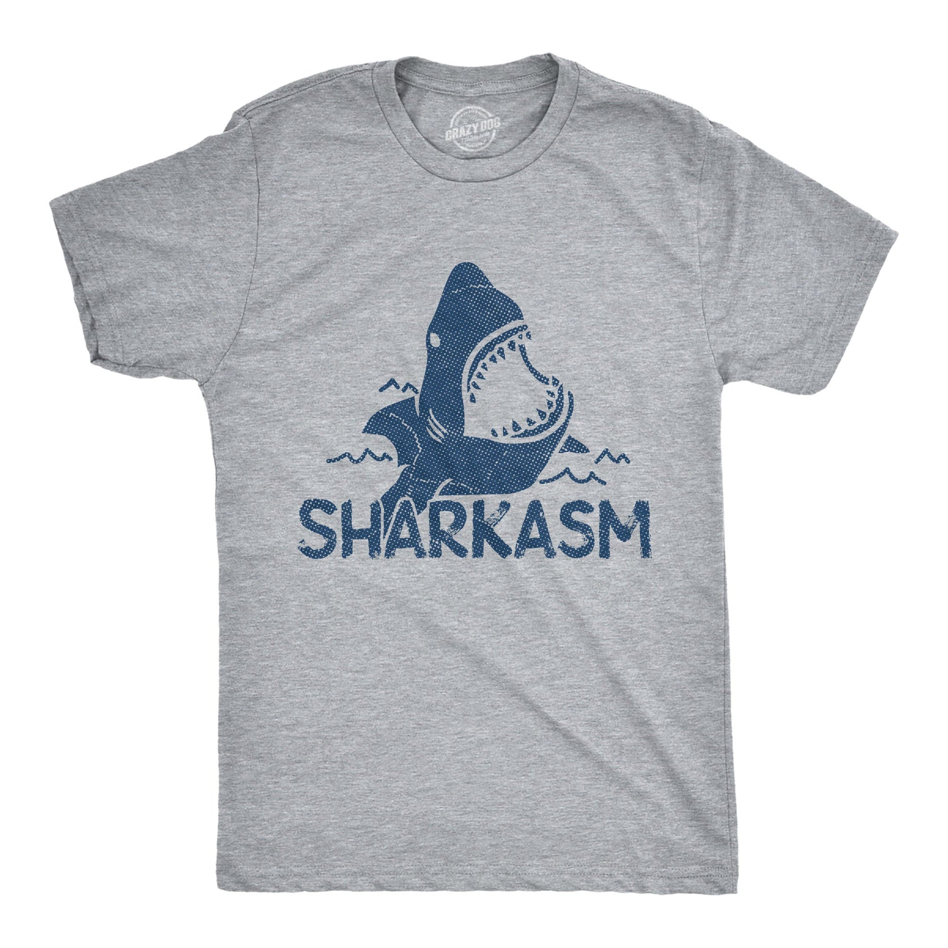 Sharkasm Men's T Shirt Hoodie, Sweatshirt | WearSparks.com (Image 1)