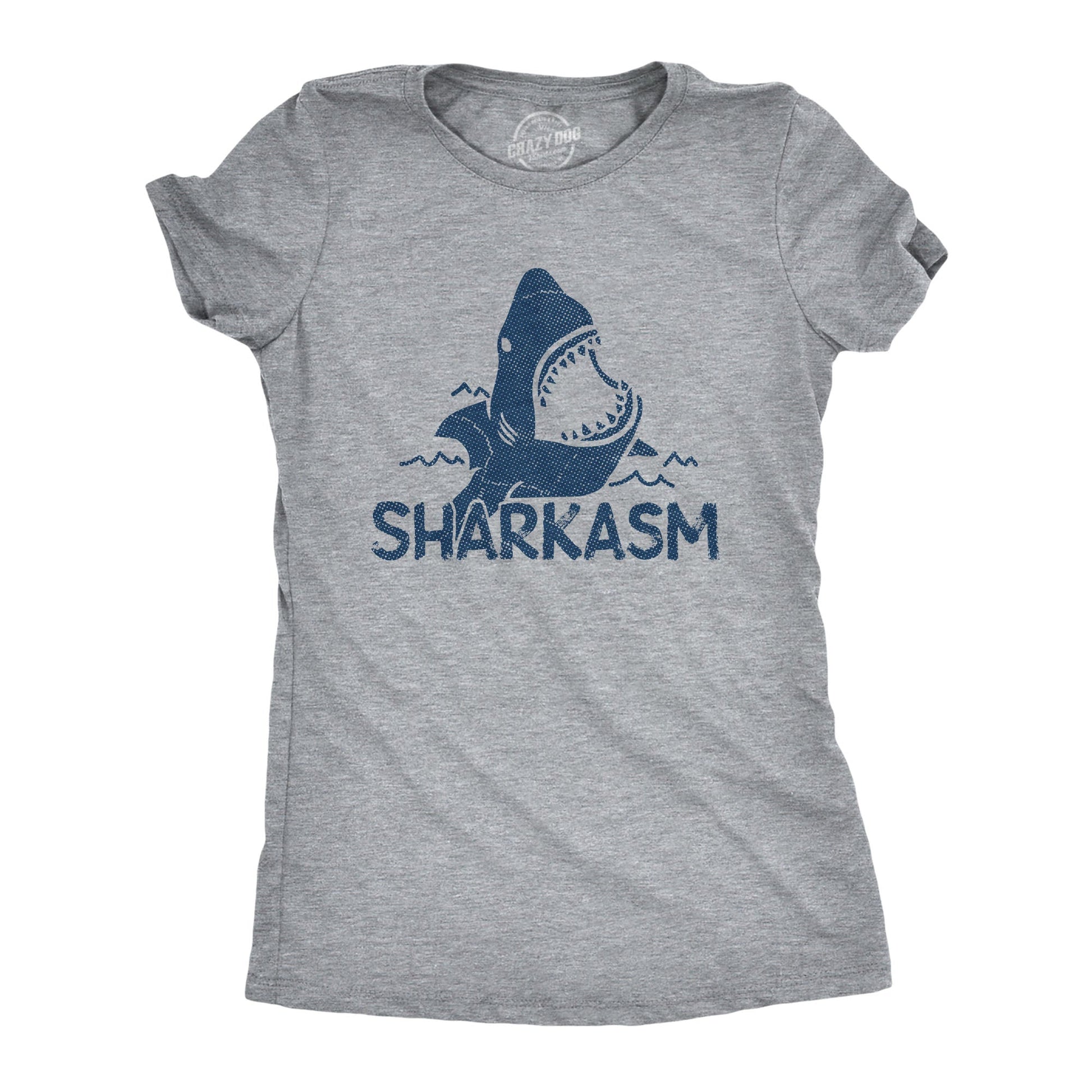Sharkasm Women's T Shirt Hoodie, Sweatshirt | WearSparks.com (Image 1)