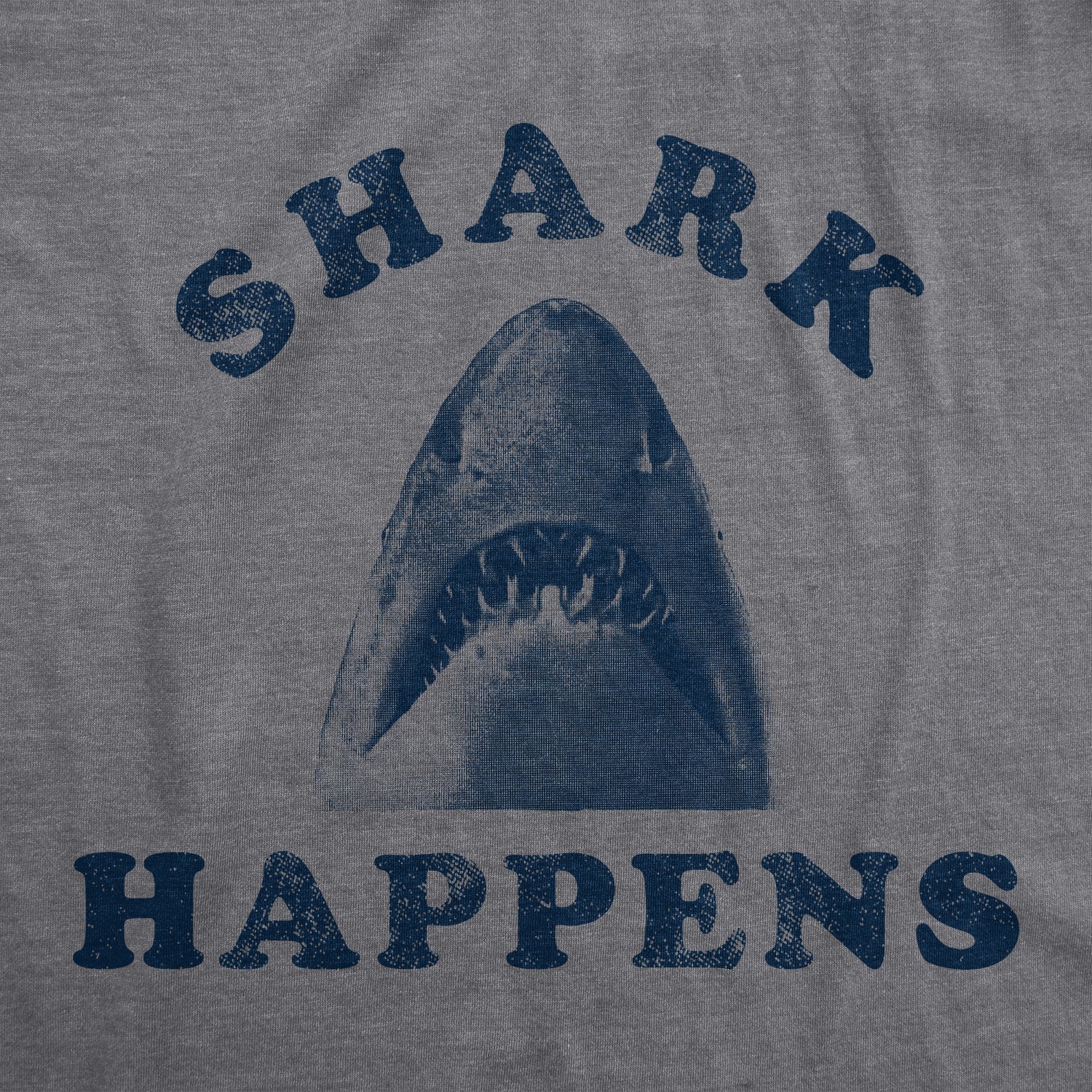 Shark Happens Men's T Shirt Hoodie, Sweatshirt | WearSparks.com (Image 2)