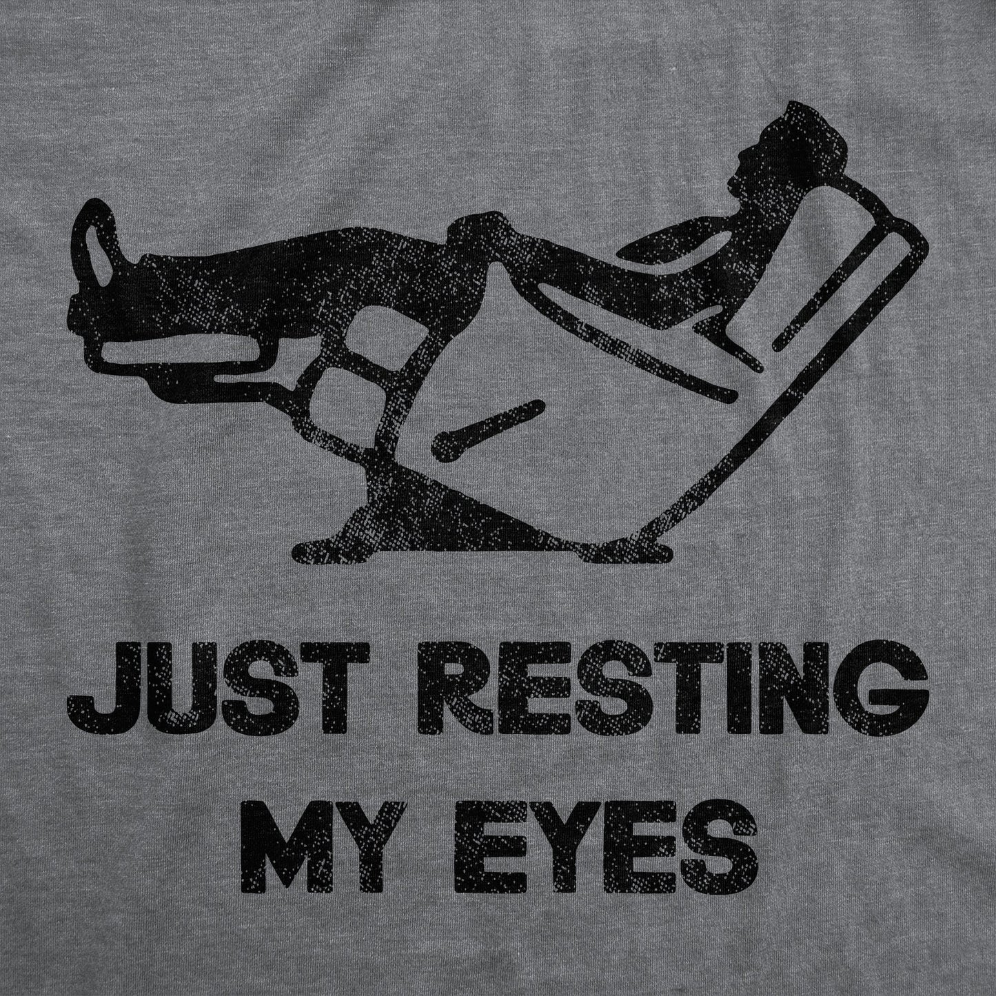 Just Resting My Eyes Men's T Shirt Hoodie, Sweatshirt | WearSparks.com (Image 2)