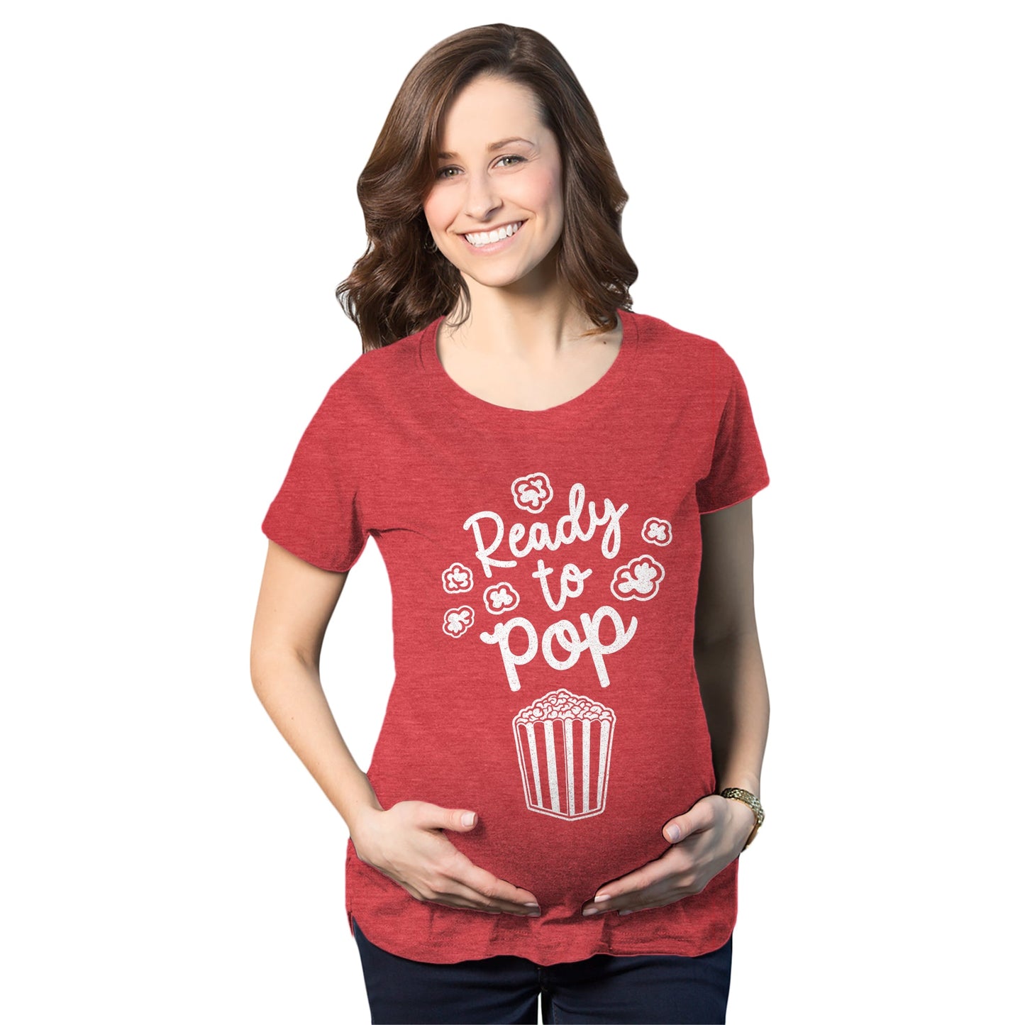 Ready To Pop Maternity T Shirt Hoodie, Sweatshirt | WearSparks.com (Image 3)