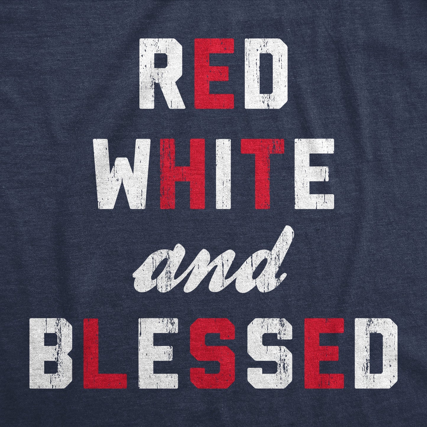 Red White And Blessed Women's T Shirt Hoodie, Sweatshirt | WearSparks.com (Image 2)