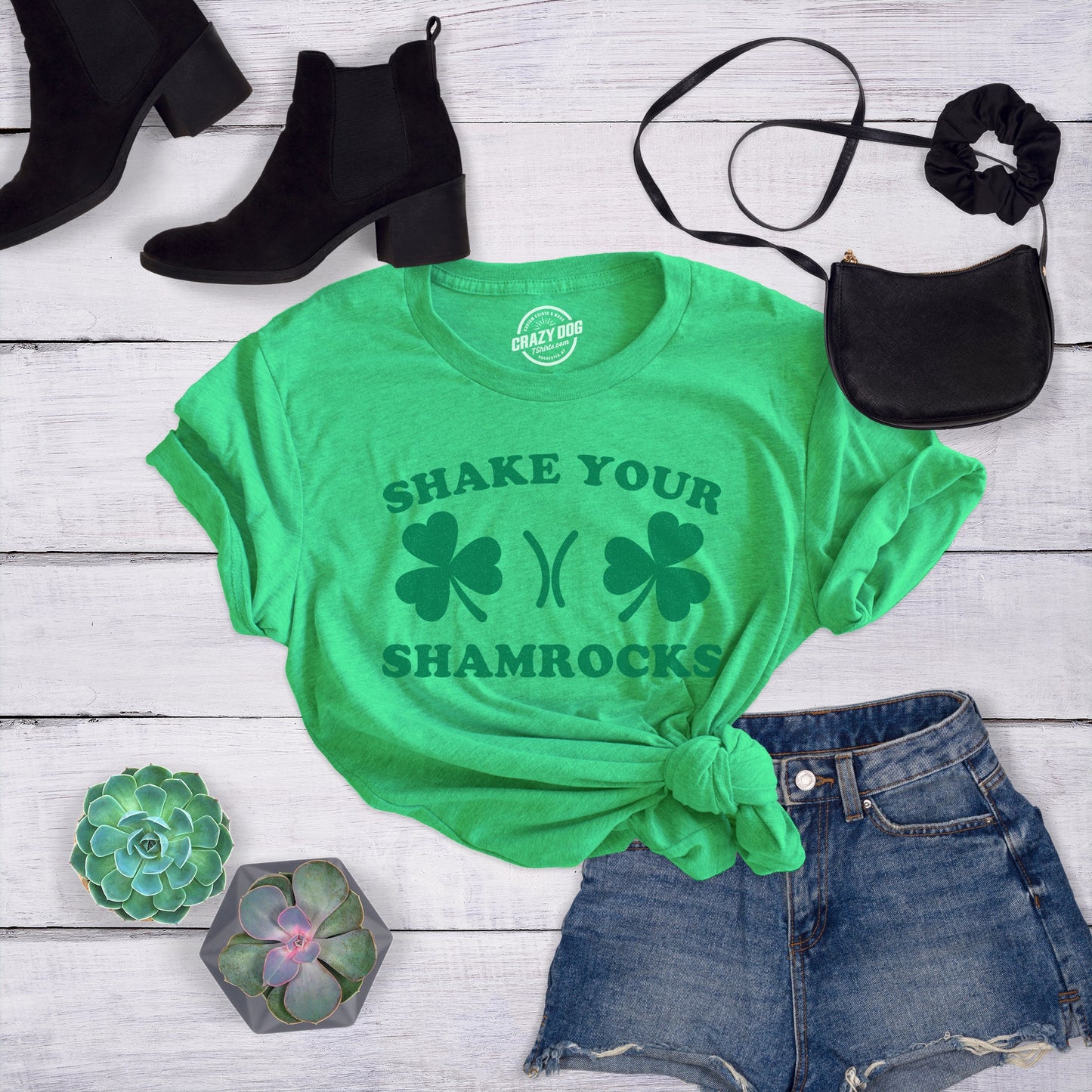 Shake Your Shamrocks Women's T Shirt Hoodie, Sweatshirt | WearSparks.com (Image 3)