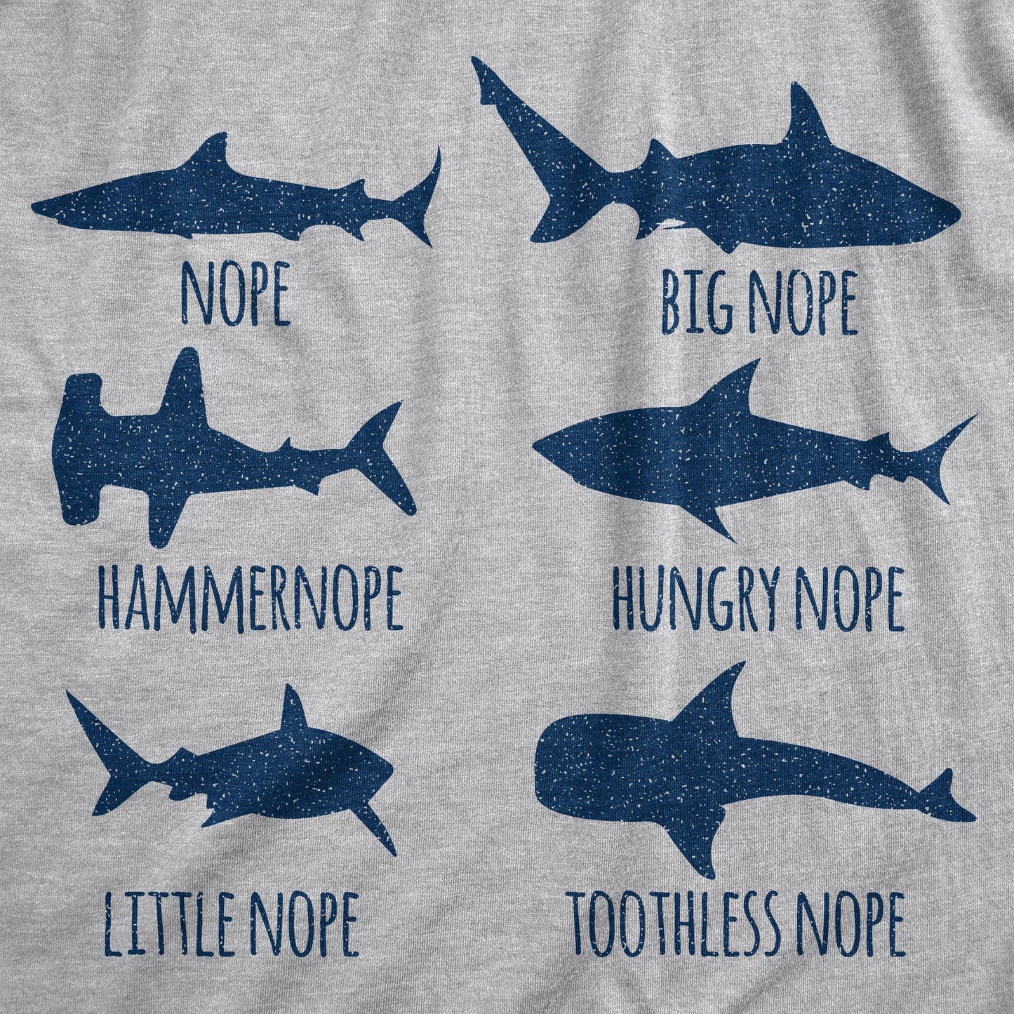 Shark Nope Women's T Shirt Hoodie, Sweatshirt | WearSparks.com (Image 2)