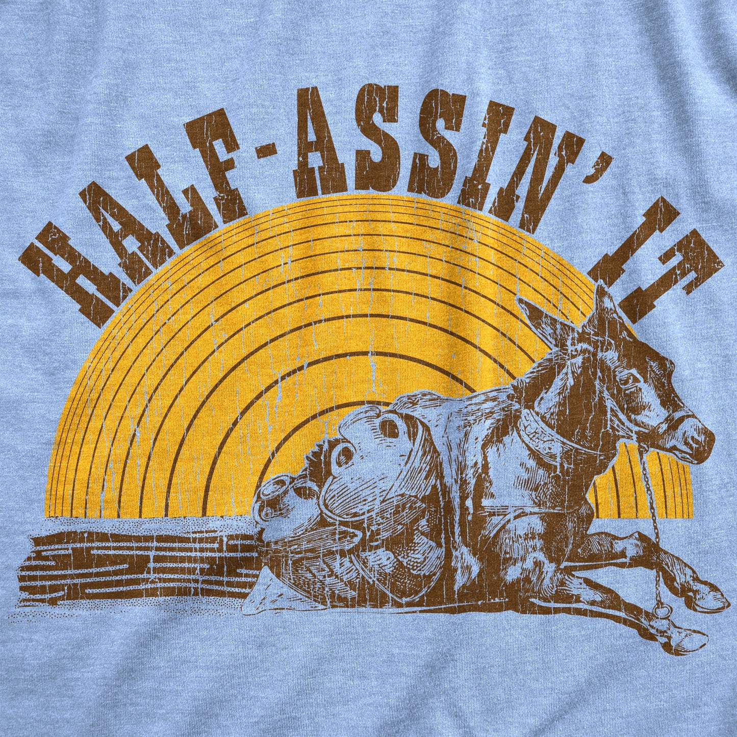 Half Assin It Men's T Shirt Hoodie, Sweatshirt | WearSparks.com (Image 2)