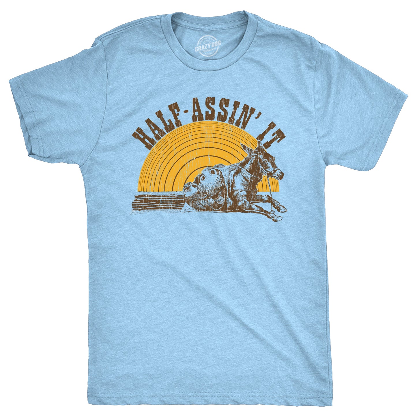 Half Assin It Men's T Shirt Hoodie, Sweatshirt | WearSparks.com (Image 1)