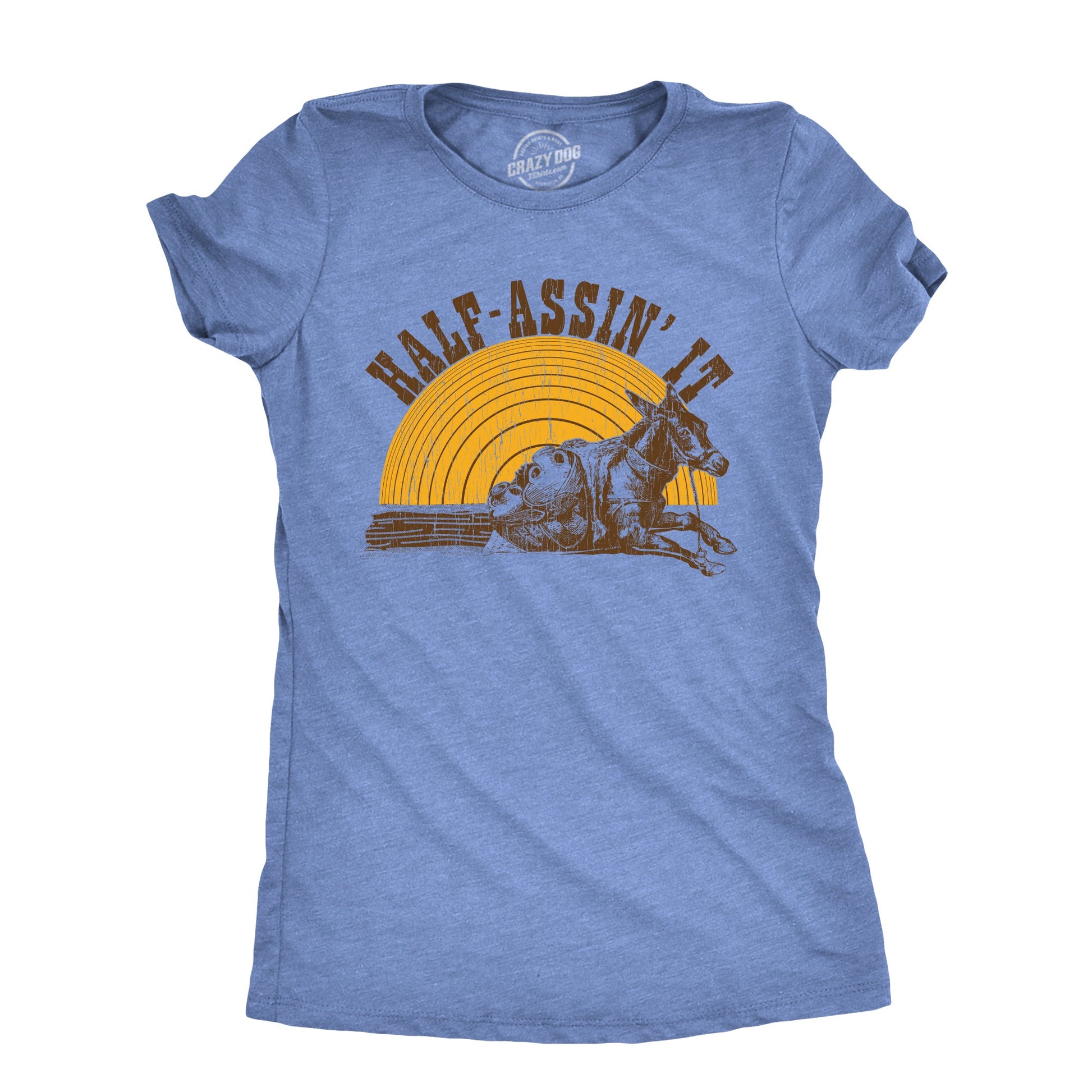 Half Assin It Women's T Shirt Hoodie, Sweatshirt | WearSparks.com (Image 1)