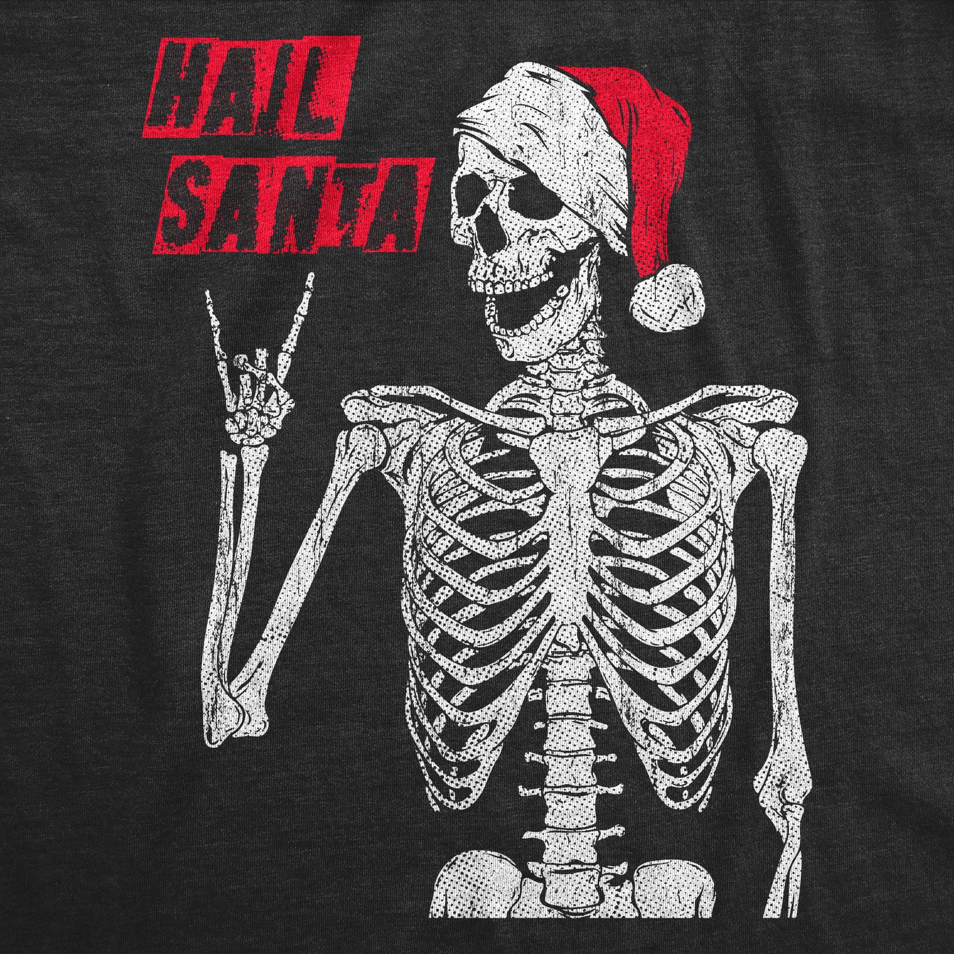 Hail Santa Men's T Shirt Hoodie, Sweatshirt | WearSparks.com (Image 2)