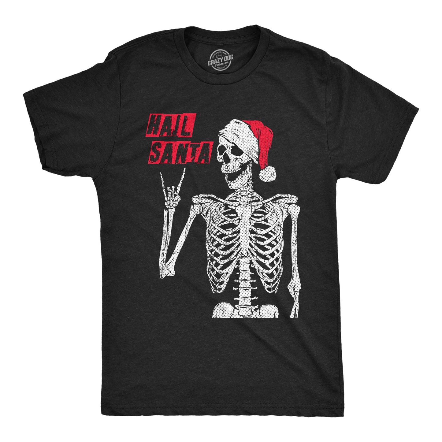Hail Santa Men's T Shirt Hoodie, Sweatshirt | WearSparks.com (Image 1)