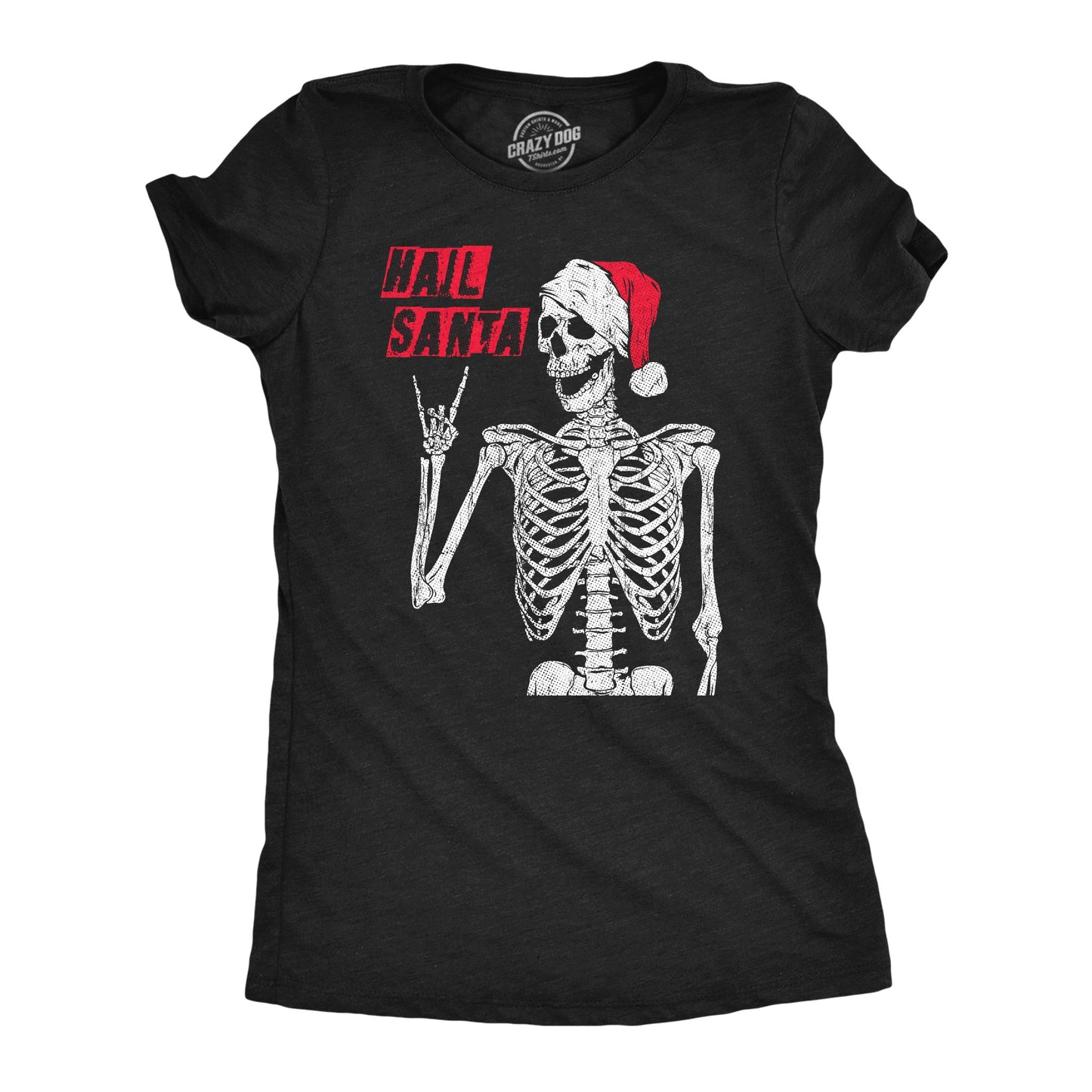 Hail Santa Women's T Shirt Hoodie, Sweatshirt | WearSparks.com (Image 1)
